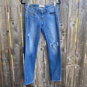 Hollister skinny distressed jeans
